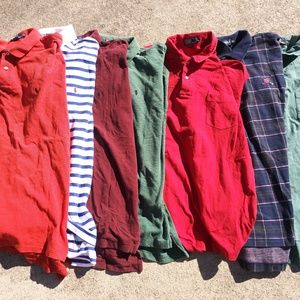 7 Assorted Mens Polo Shirts